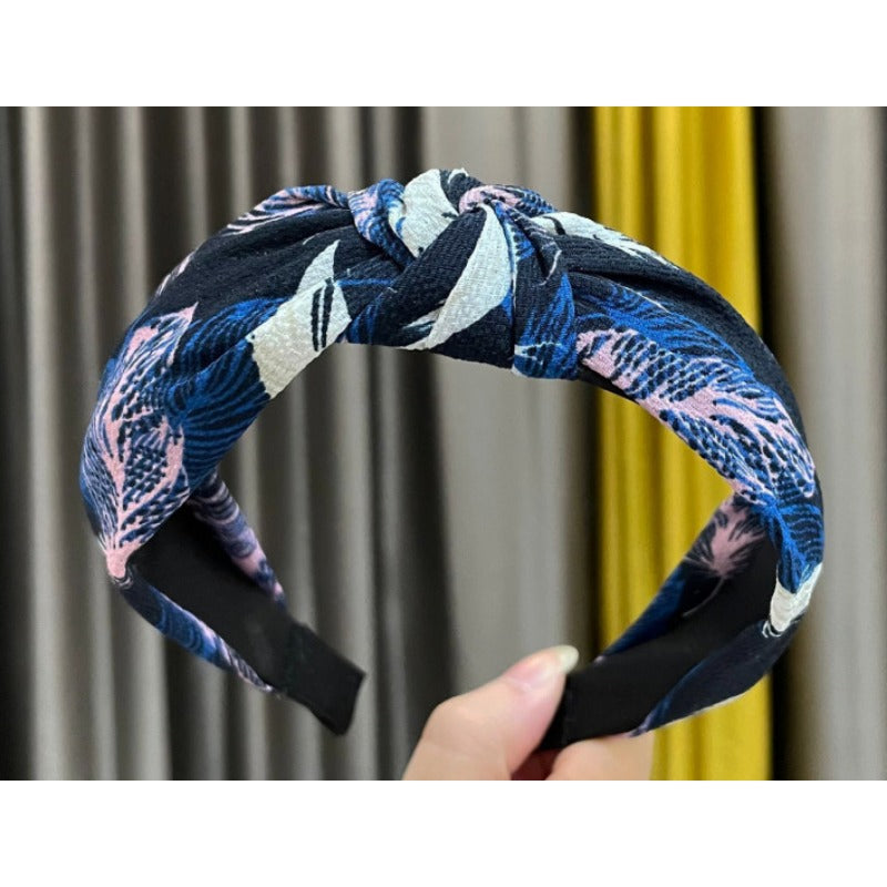 Wholesale Fabric Wide Edge Cross Knot Headband