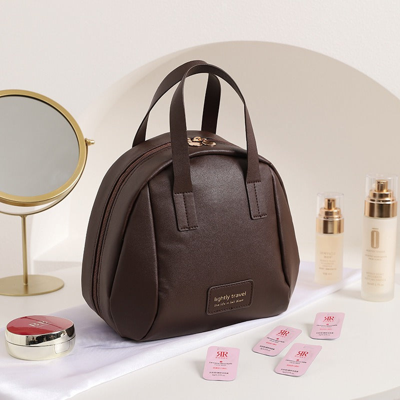 Wholesale Shell Handheld Large Capacity Toilet Travel PU Storage Bag