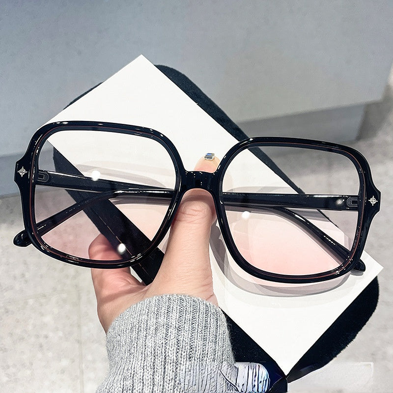 Wholesale PC Square Rice Nail Big Frame Men and Women Uniform Sunglasses