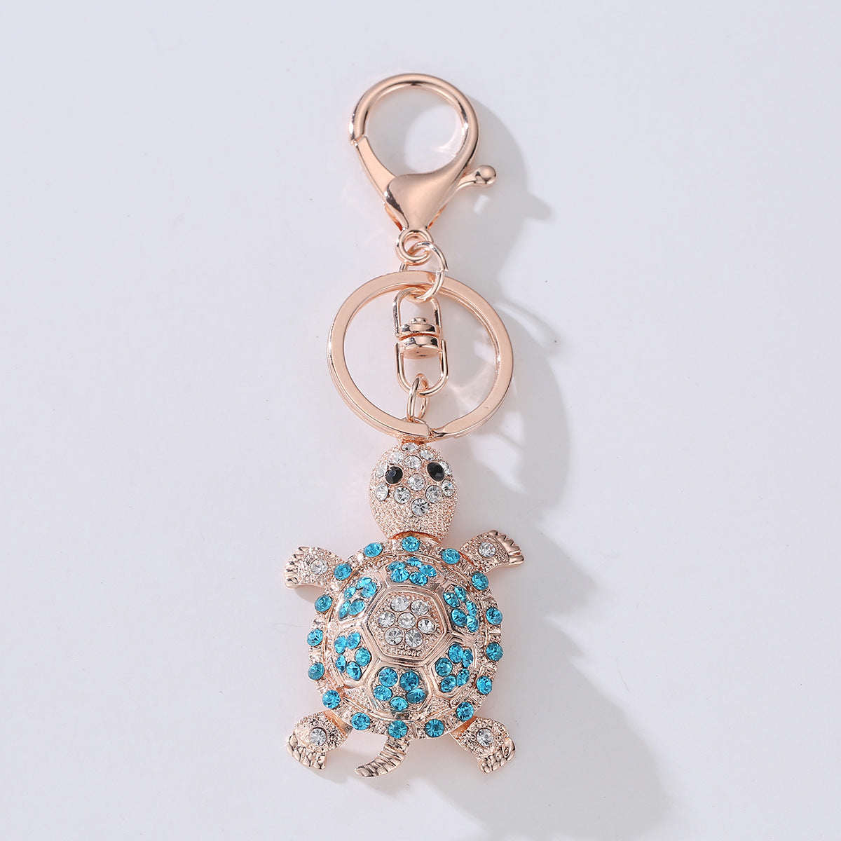 Wholesale Turtle Metal Creative Diamond Keychain