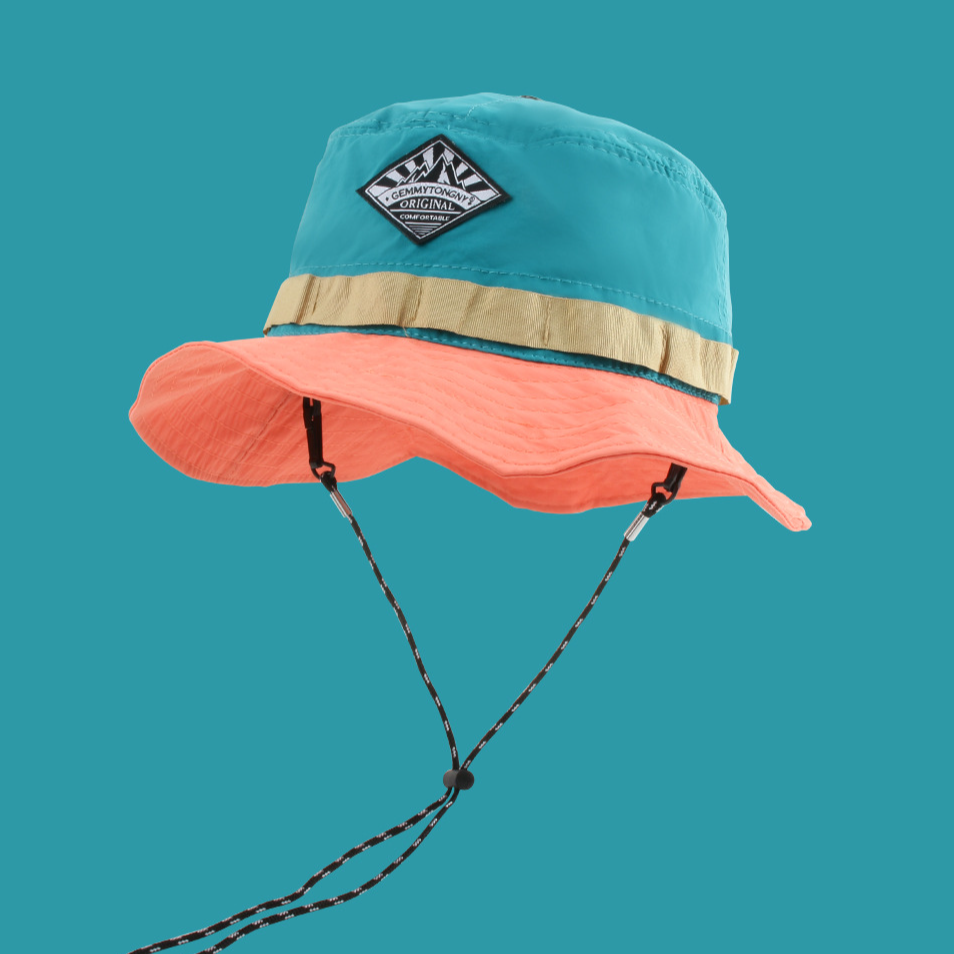 Color acrílico al por mayor Sombrero de pescador seco rápido