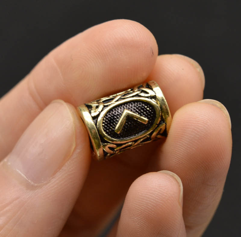 Cuentas de metal de runa vikinga al por mayor