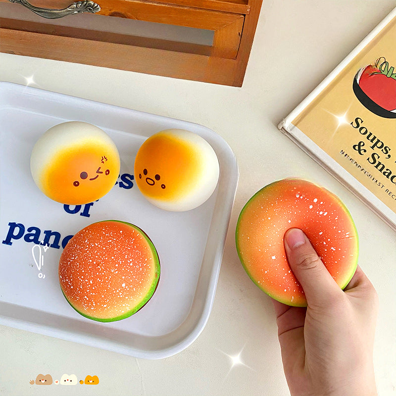 Wholesale Creative Plastic Burger Stress Reducing Toys