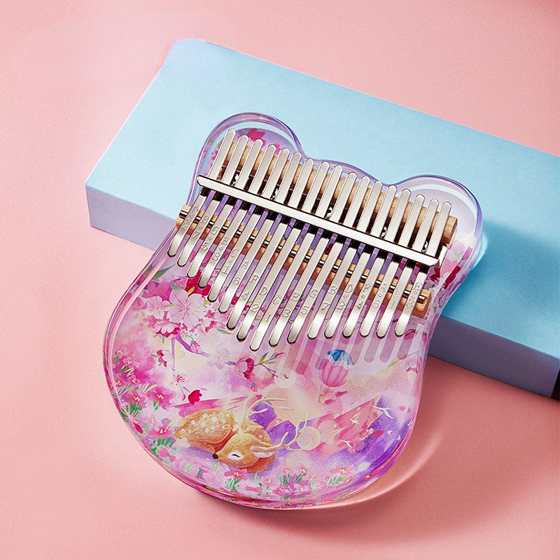 Venta al por mayor Starry Bear Thumb Kalimba Acrylic TOY