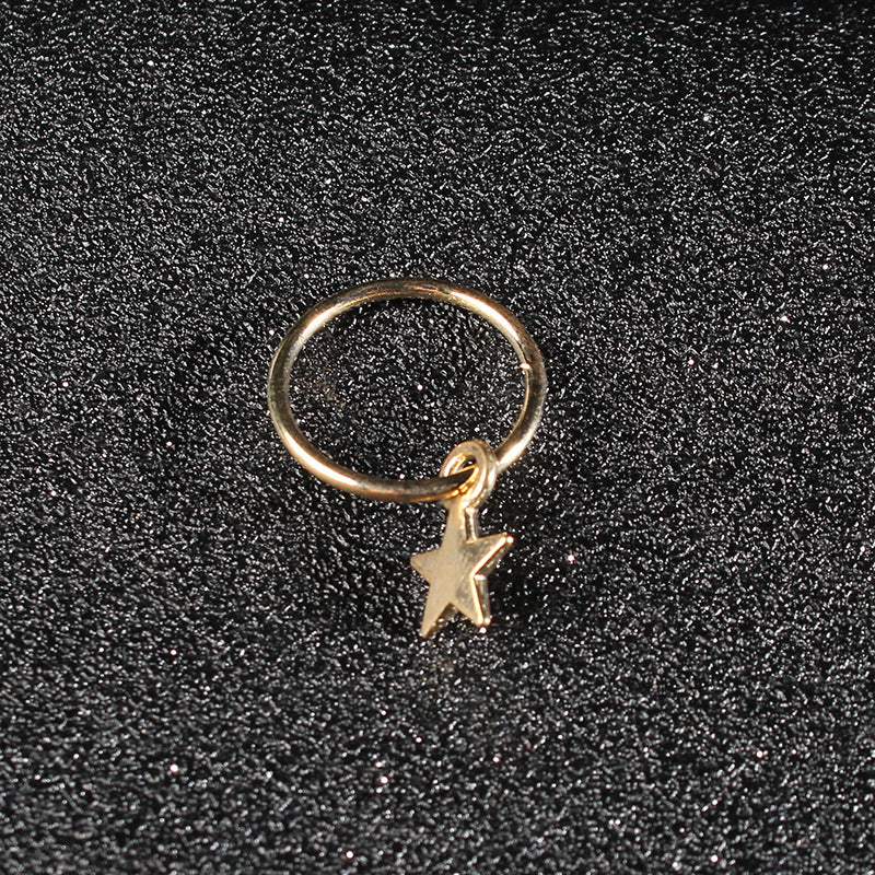 Wholesale Alloy Leaf Star 5 Pack Hair Clips