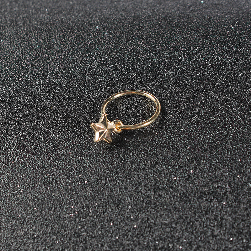 Wholesale Alloy Leaf Star 5 Pack Hair Clips