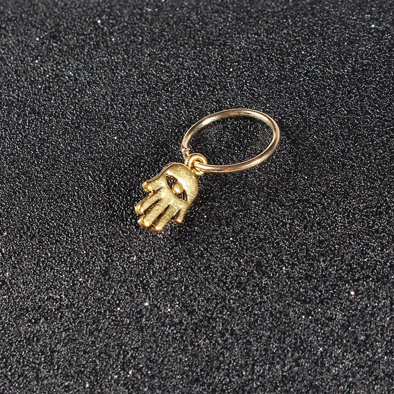 Wholesale Alloy Leaf Star 5 Pack Hair Clips