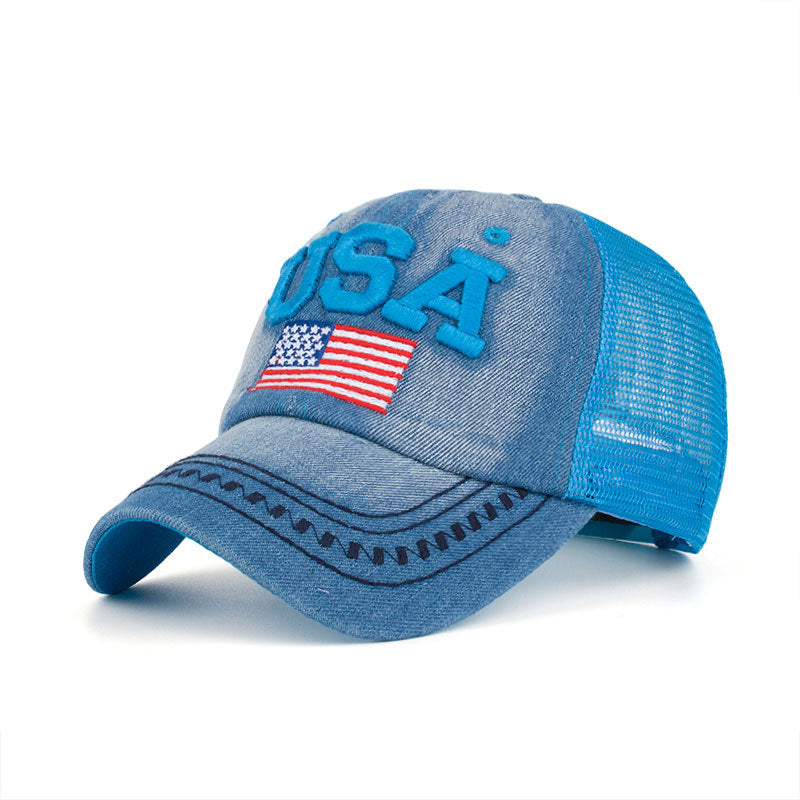 Wholesale Polyester American Flag Baseball Cap