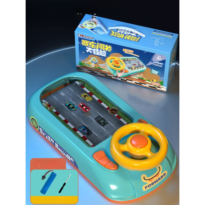 Wholesale ABS Challenge Adventure Children's Steering Wheel Electric Table Games