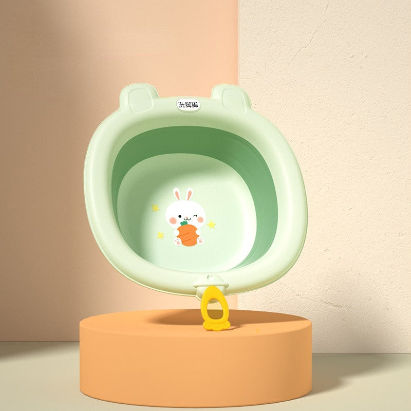 Wholesale Baby Toddler Foldable Basin Hanging Baby Supplies Plastic