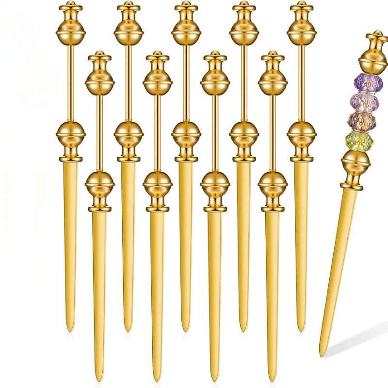 Wholesale Beadable Gold Letter Opener Suitable For Beads With 3mm Hole Diameter