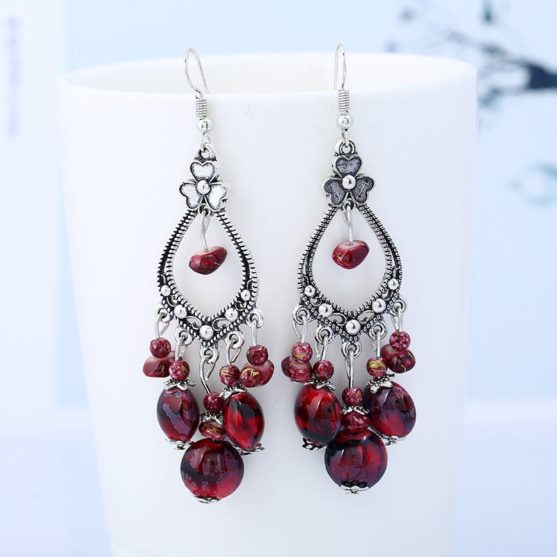 Wholesale Vintage Bohemian Alloy Earrings