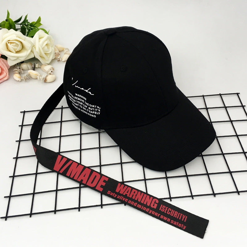 Wholesale Cotton Small Yellow Cap Streamer Baseball Cap