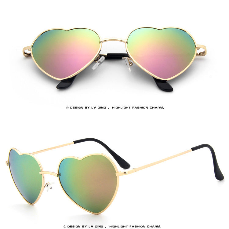 Wholesale Metal Heart Sunglasses AC