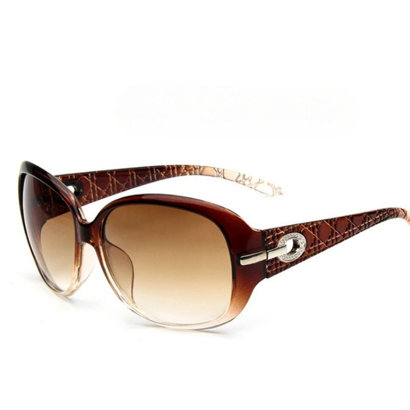 Wholesale Elegant Women's Large Frame PC Sunglasses