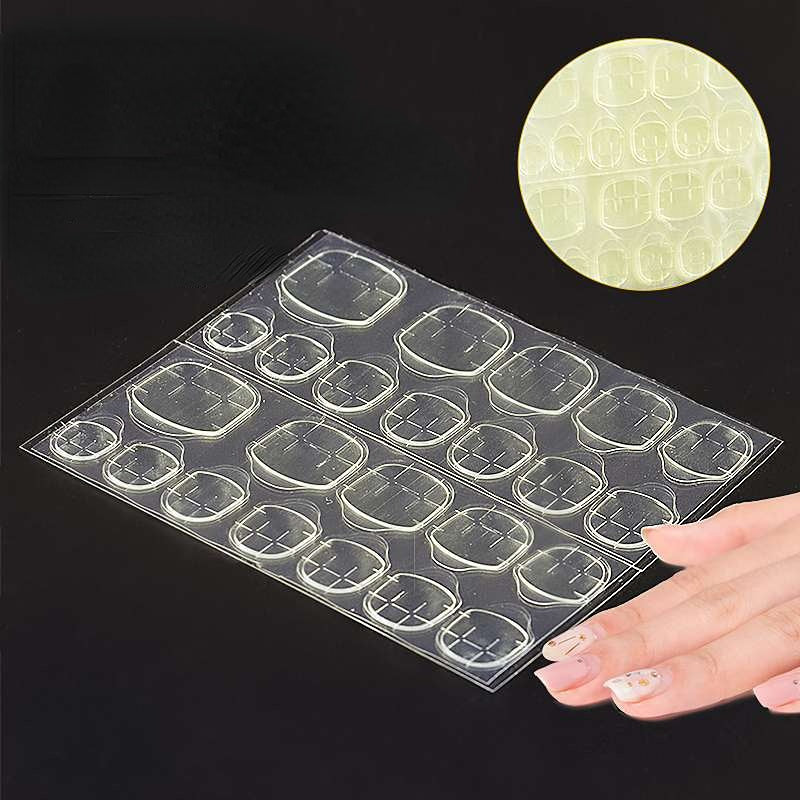 Venta al por mayor Pegatinas De Uñas De Pegamento De Gelatina De Doble Cara