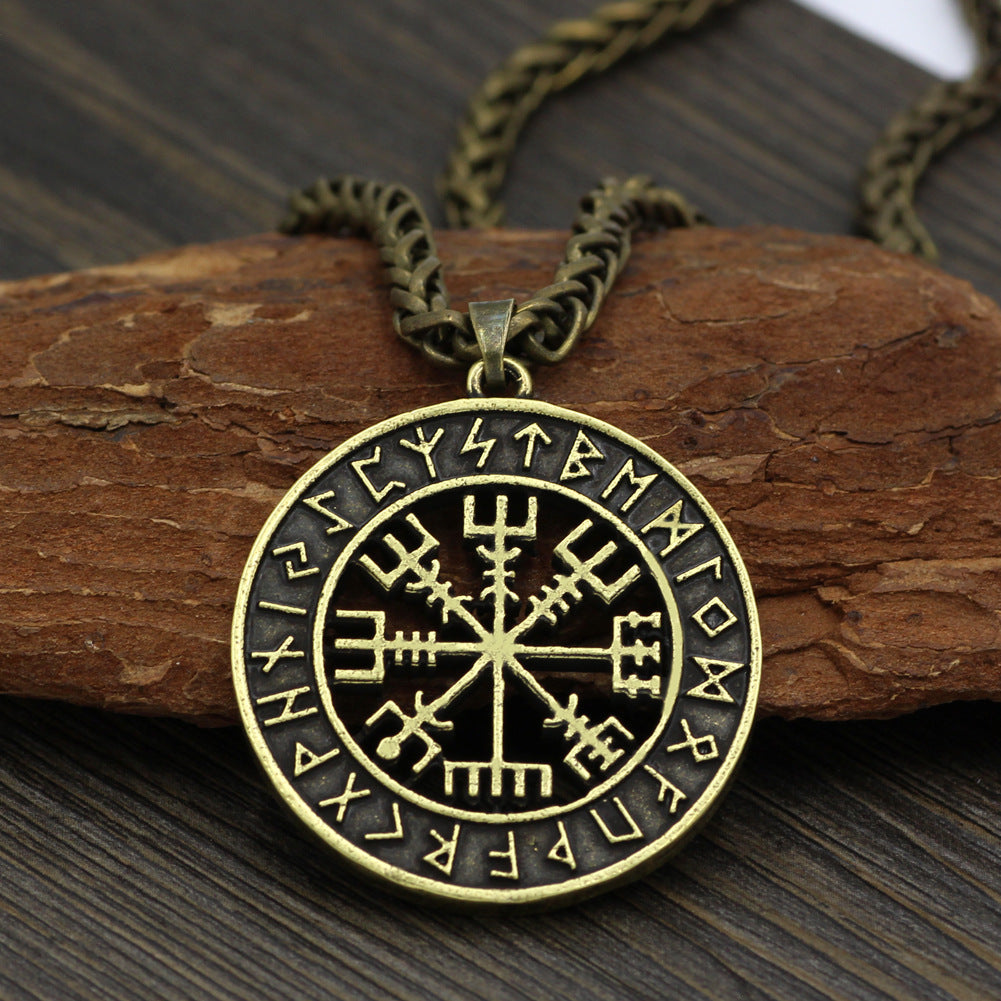 Wholesale Nordic Writing Pendant Necklace