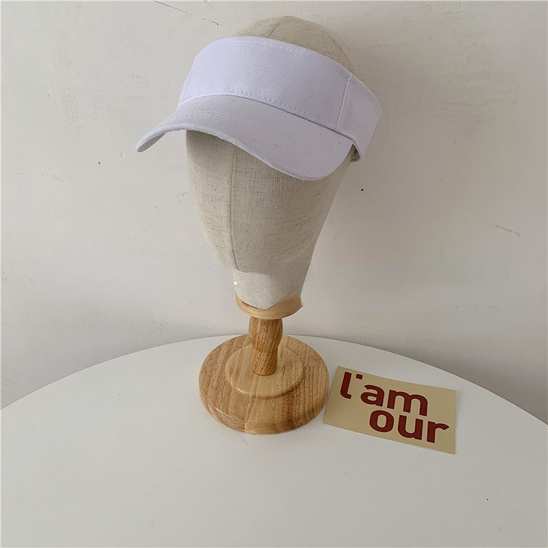 Wholesale Cotton Solid Color Running Empty Top Hat
