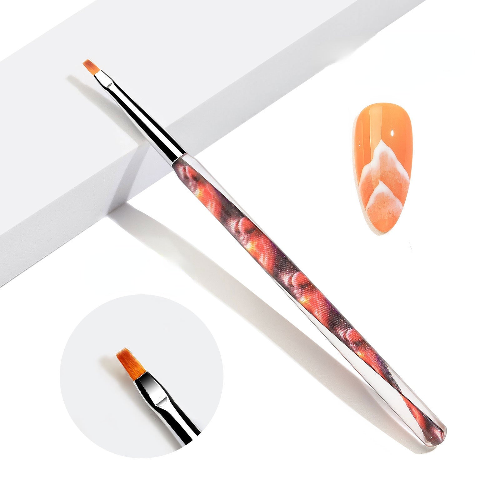 Cinta acrílica al por mayor Juego de bolígrafos para uñas Pegatinas para uñas