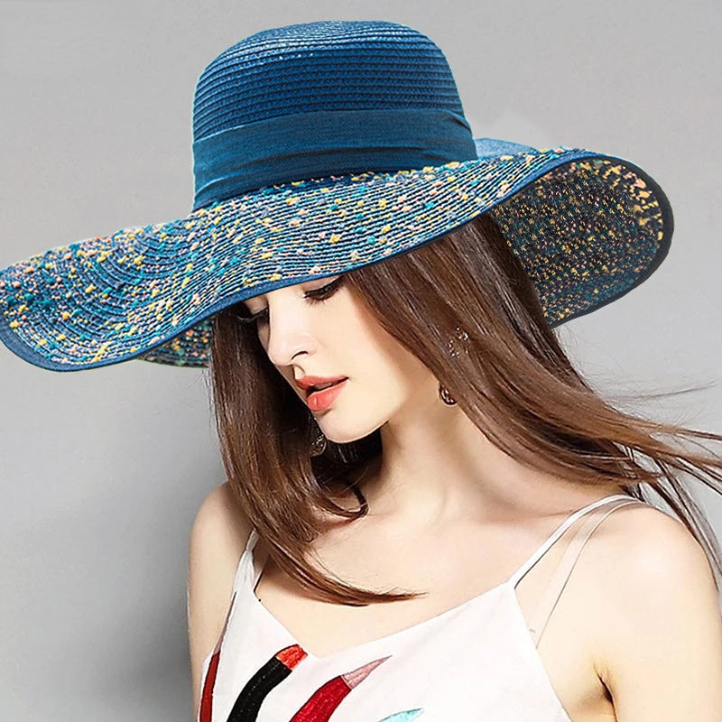 Wholesale Sun Protection Folding Straw Hat