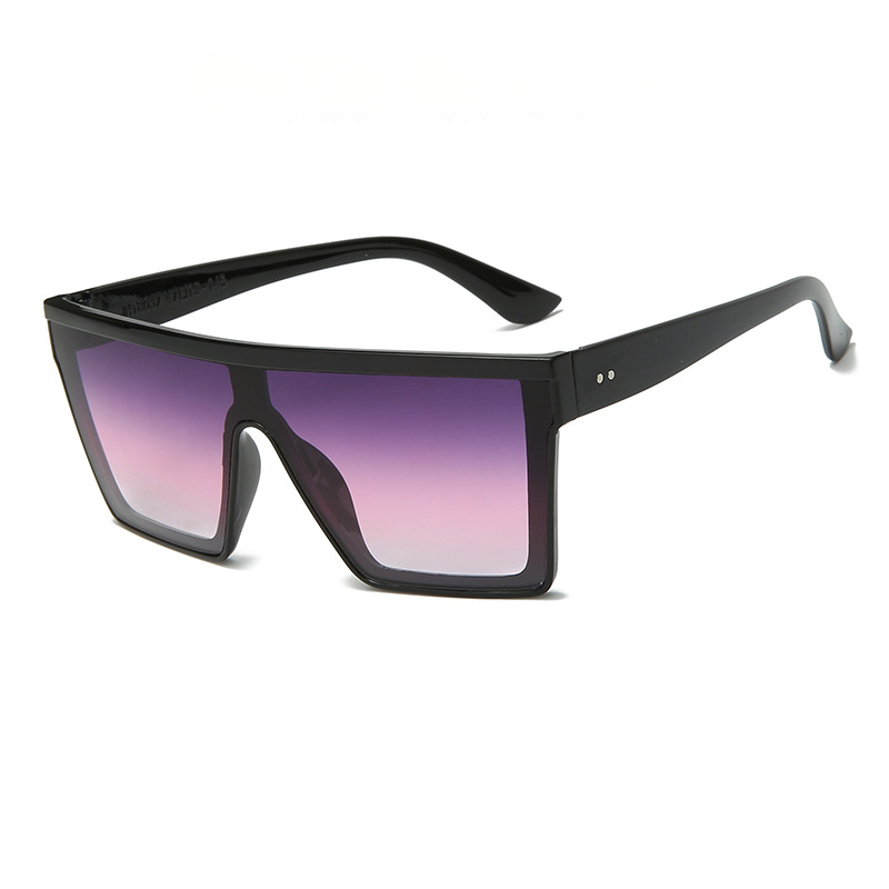 Wholesale PC Ocean Film Square Big Frame Sunglasses