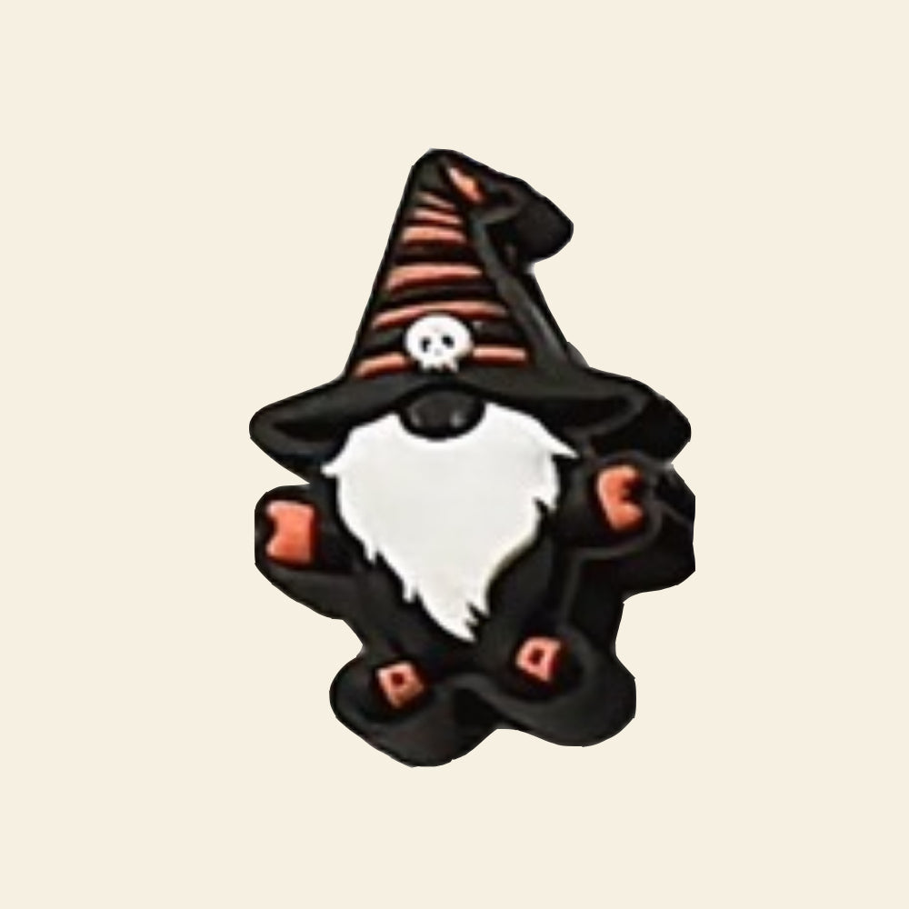 Wholesale 10pcs Halloween Ghost Witch Hat Silicone Focal Beads