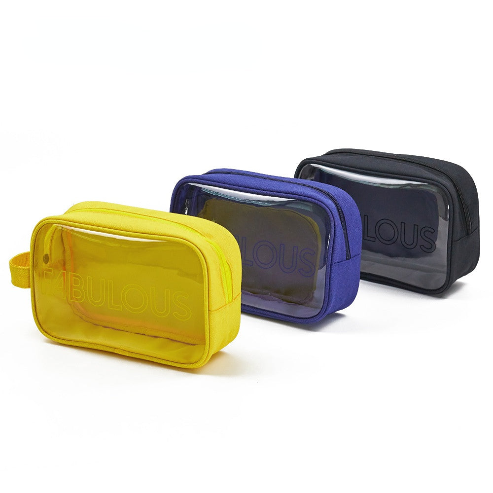 Bolsa de almacenamiento de PVC de lavado portátil de viaje al por mayor