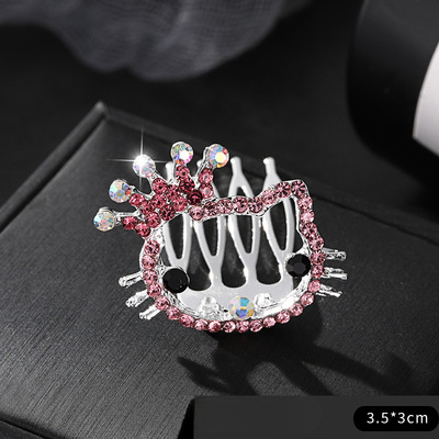 Wholesale Alloy Kids Metal Diamond Crown Hair Accessories