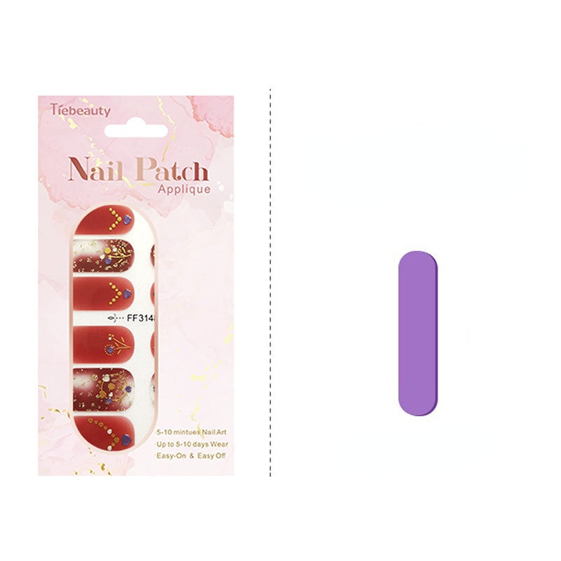 Wholesale Plastic 5d Embossed Lace Nail Stickers