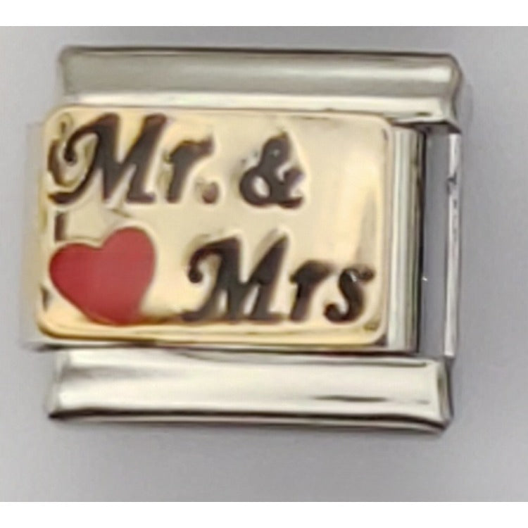 Wholesale Random 10PCS Italian Charm Bracelet Stainless Steel Module Bracelet Single Accessory Charms