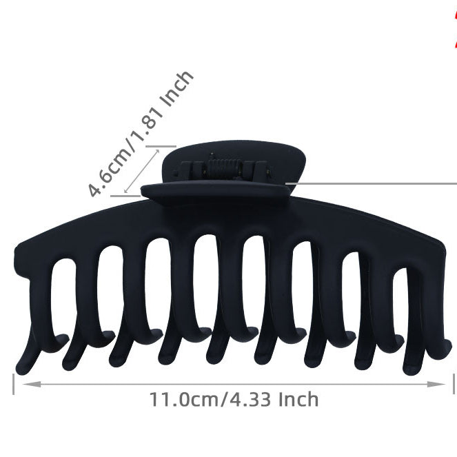 Wholesale Large Matte Plastic Hair Clips Set