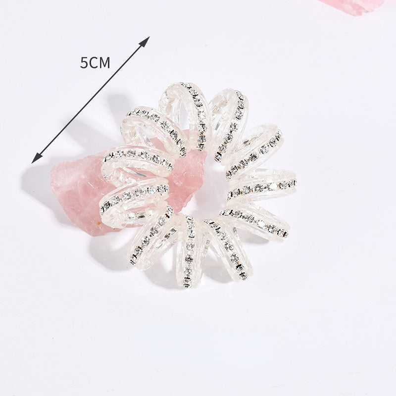 Wholesale Candy Color Telephone Line Plastic Hair Scrunchies