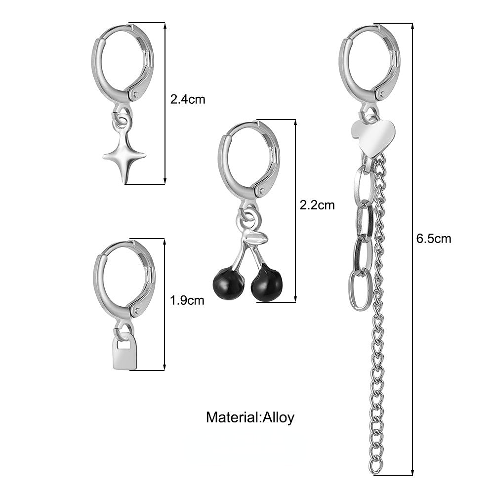 Amor al por mayor Bear Bear Aley Ear Studs de 6