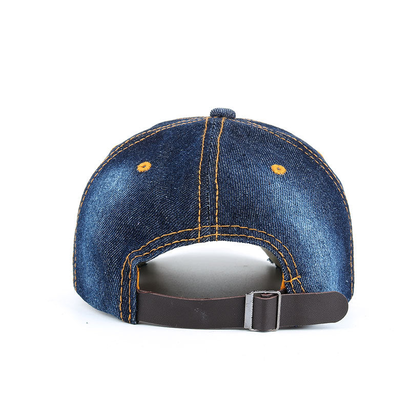 Wholesale Denim Dot Diamond Baseball Cap