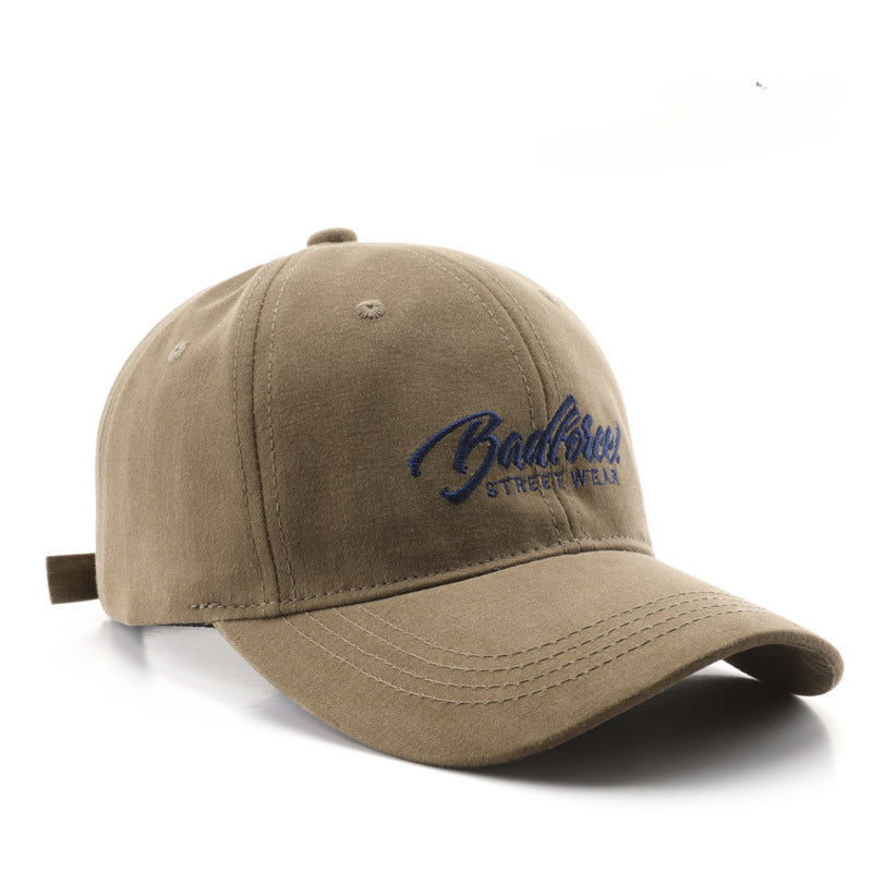 Wholesale Letter Embroidered Semi Hard Top Cotton Baseball Caps