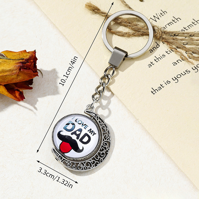 Keychains de metal de regalo del Día del Padre al por mayor