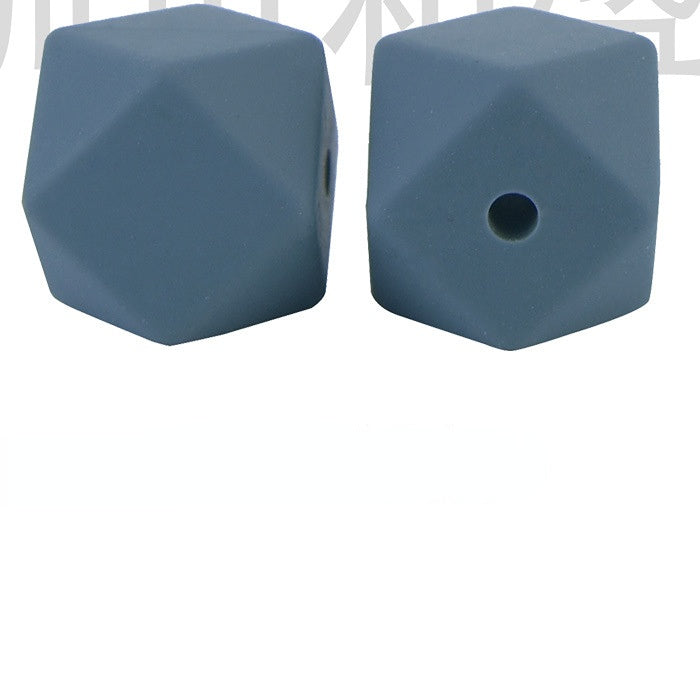 Wholesale 100PCS 17mm Octagonal Silicone Beads