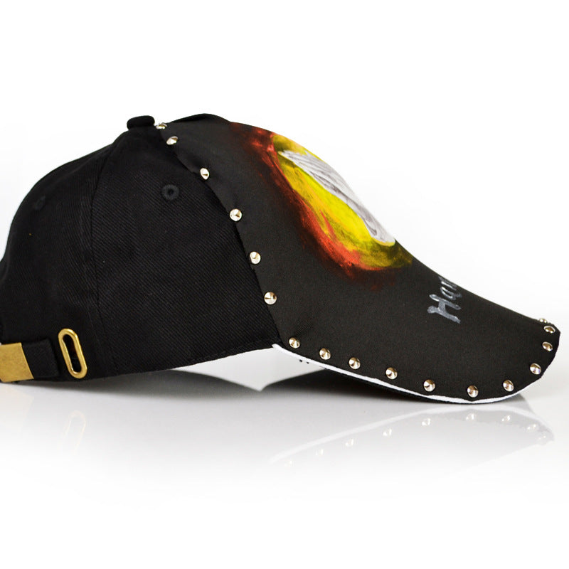 Wholesale Cotton Praying Hands Painted Cap