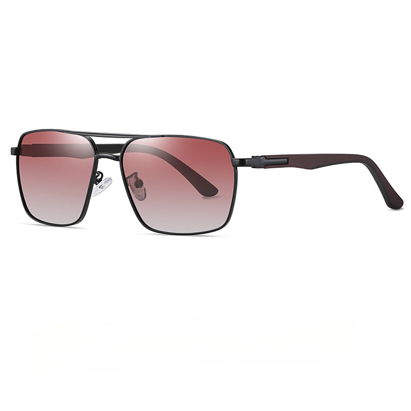 Wholesale Double Beam Box Polarized PC Sunglasses