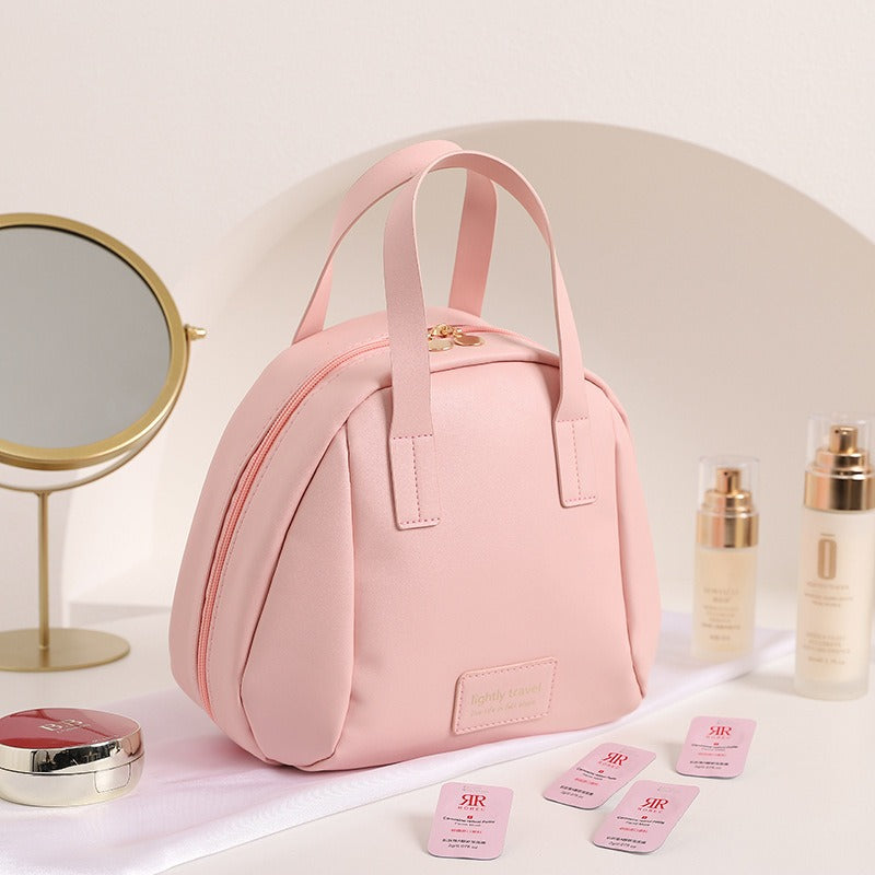 Wholesale Shell Handheld Large Capacity Toilet Travel PU Storage Bag