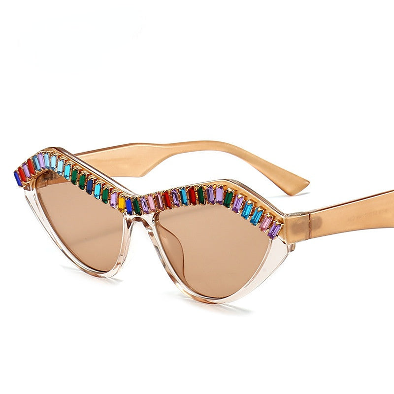 Wholesale PC Studded Butterfly Stage Show Sunglasses