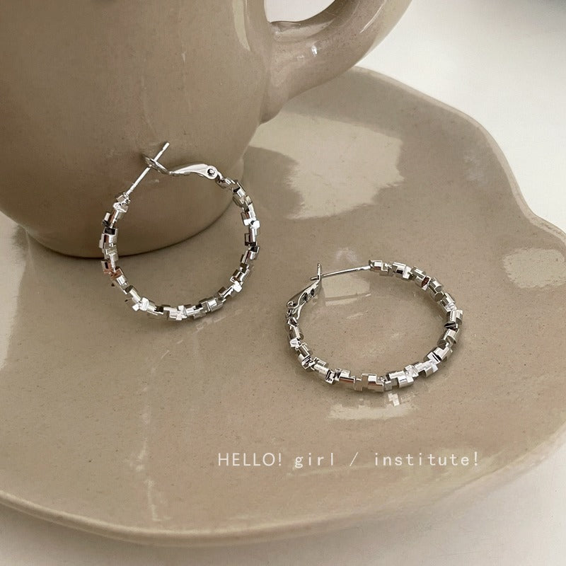 Wholesale Circular Alloy Earrings