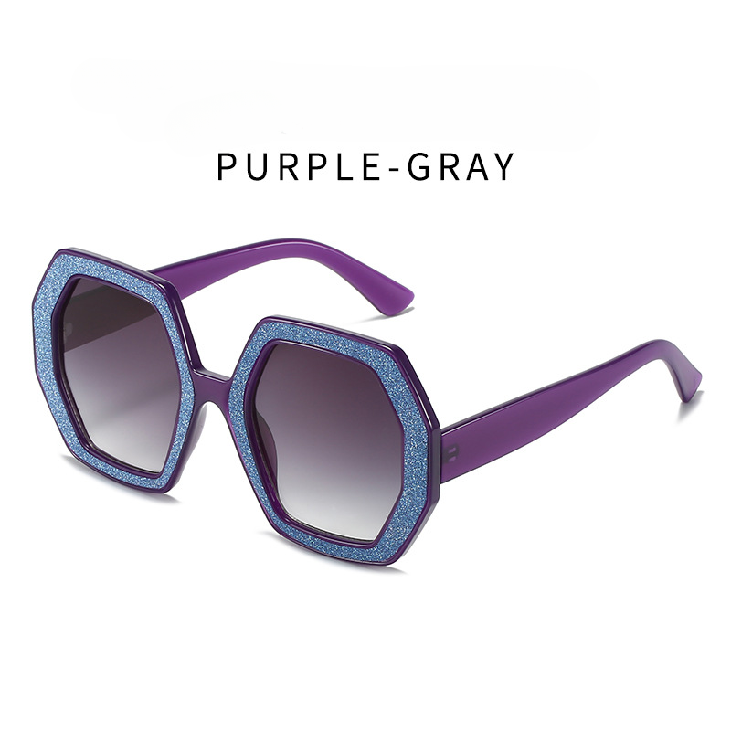 Wholesale PC Hexagonal Diamond Sticker Sunglasses