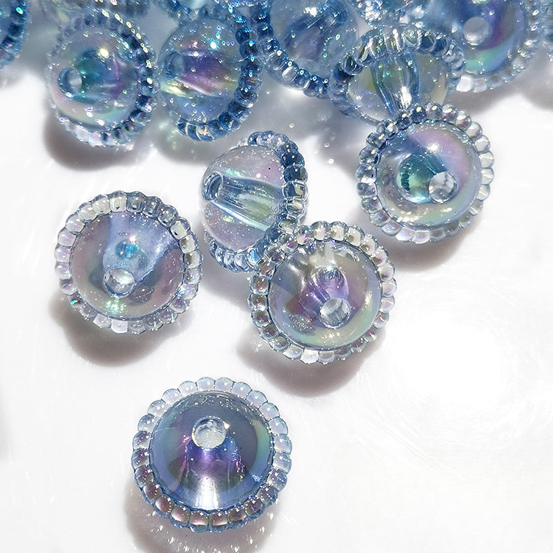 Cuentas acrílicas coloridas de hielo al por mayor