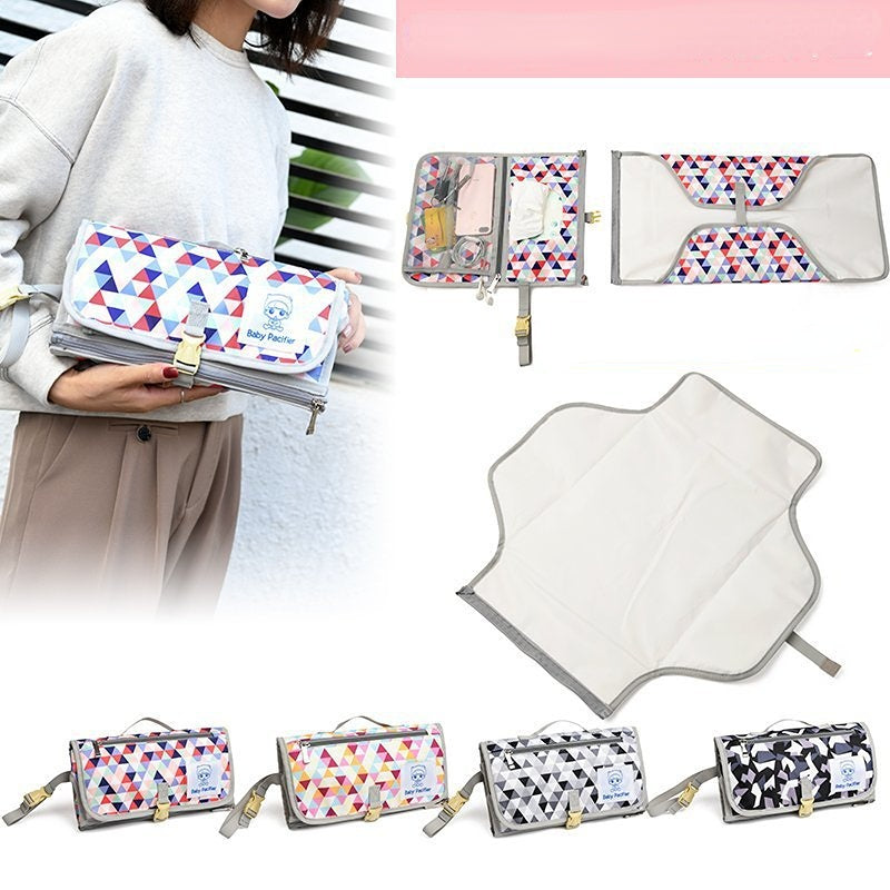 Bolsa de almacenamiento de pañales plegable impermeable de poliéster al por mayor