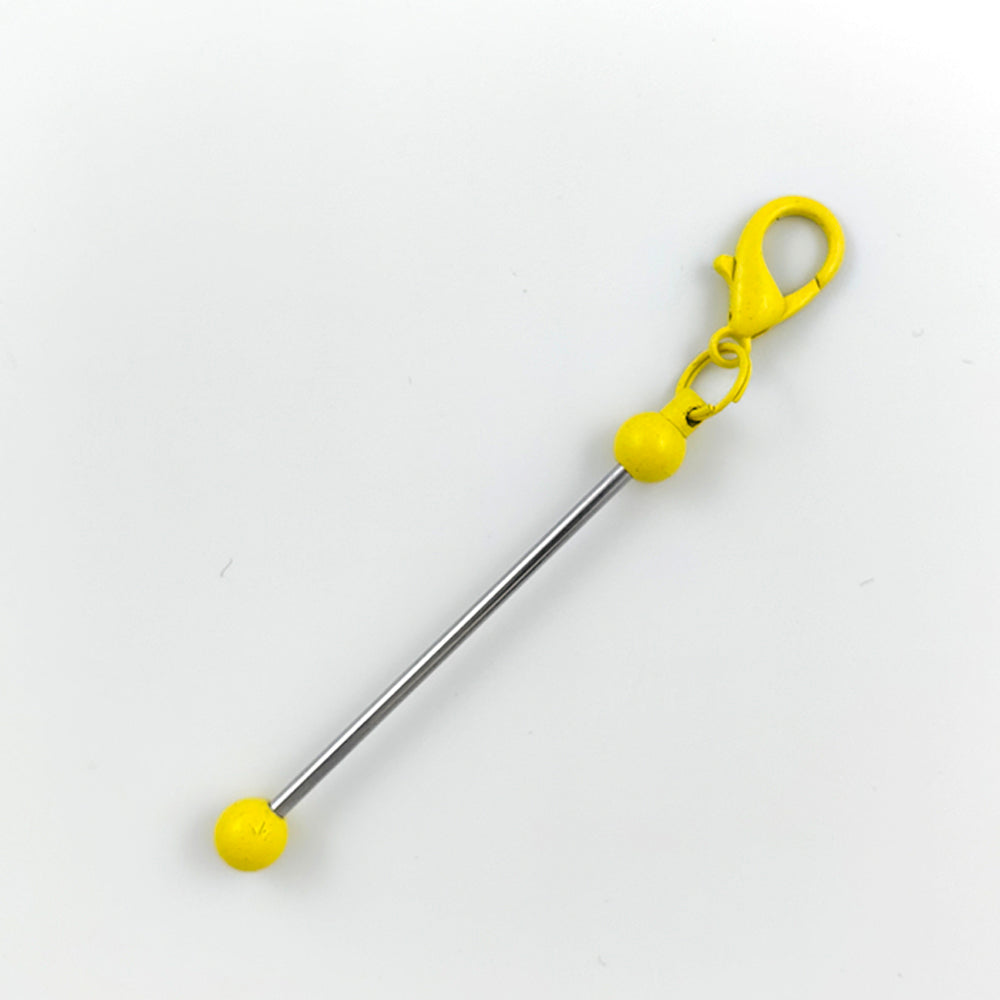 Wholesale Beadable Bar Mini Metal DIY Beadable Keychains