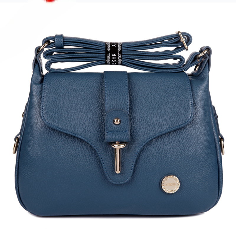 Wholesale PU Shoulder Messenger Bag Soft Leather Women Bag
