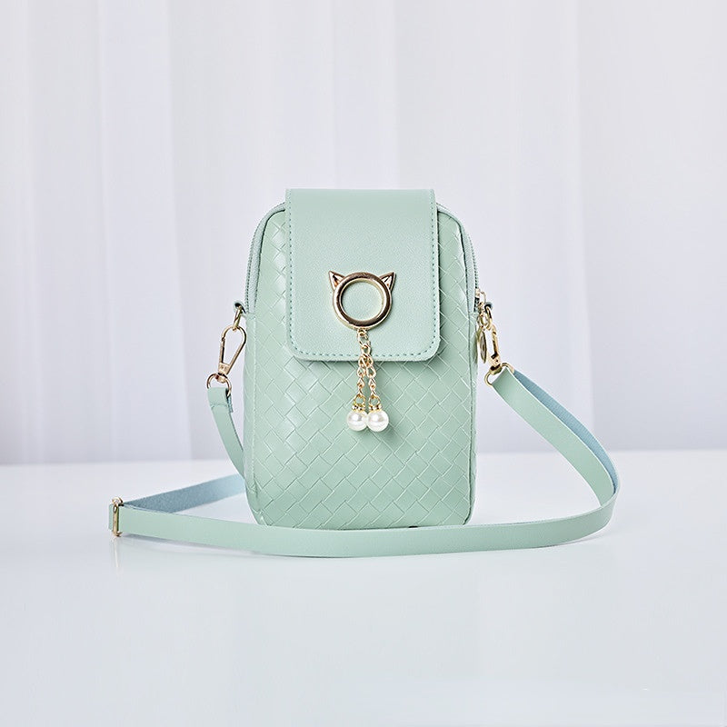 Venta al por mayor Bolso del teléfono del hombro de la PU