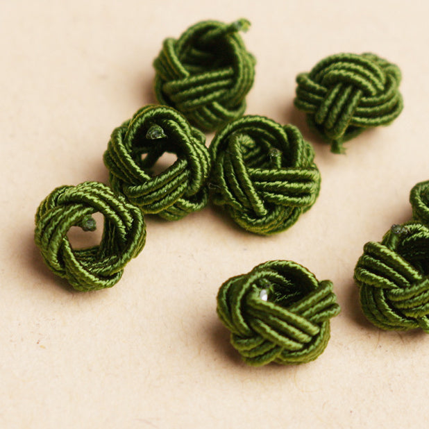 Wholesale 80PCS/PACK 8MM Hand Knotted Buttons Beads