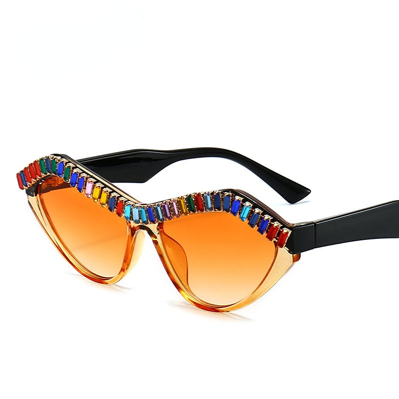 Wholesale PC Studded Butterfly Stage Show Sunglasses